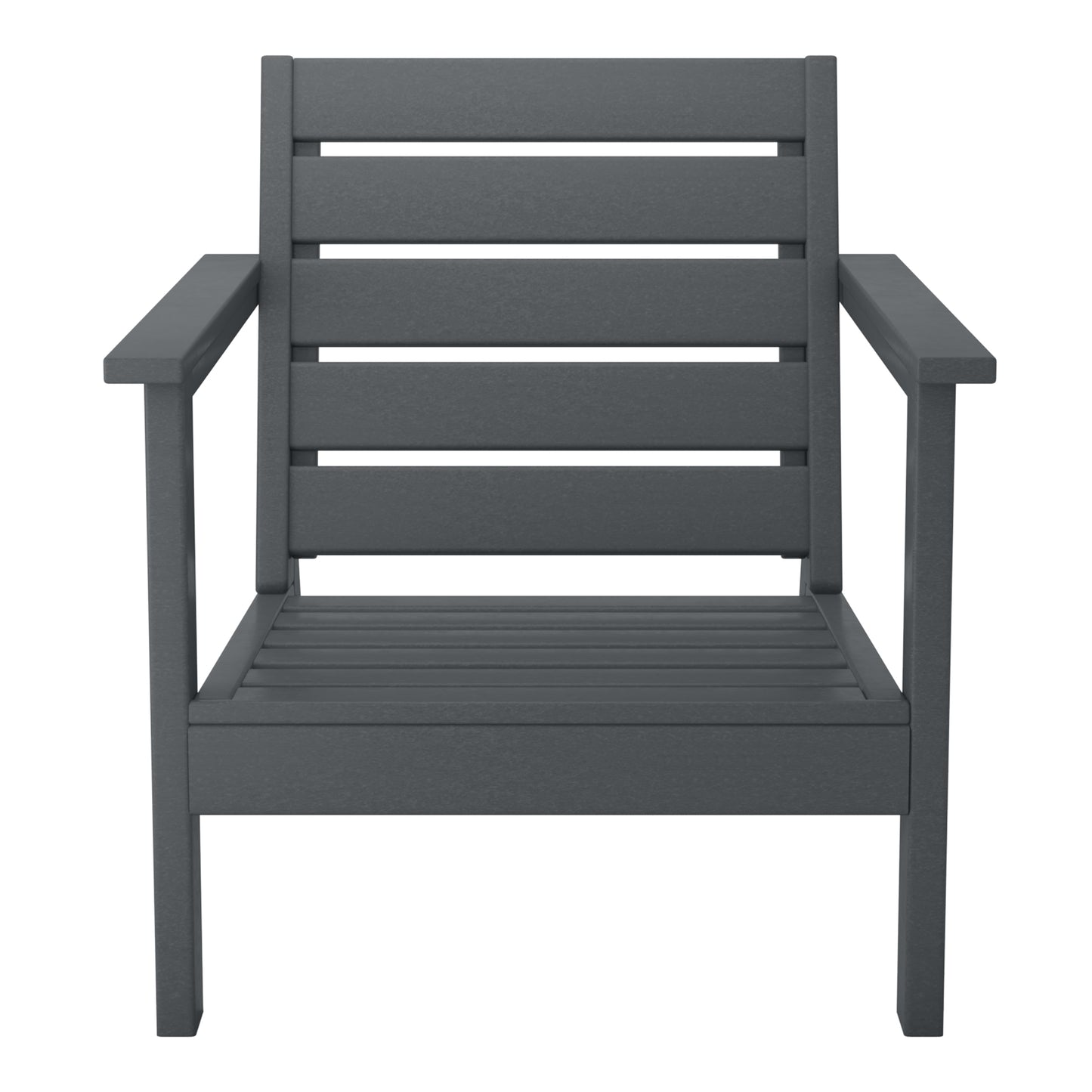 Scottsdale All-Weather Outdoor Modular Deep Seating Arm Chair (with Optional Cushions) Gray Seahawk Designs Patio Chairs