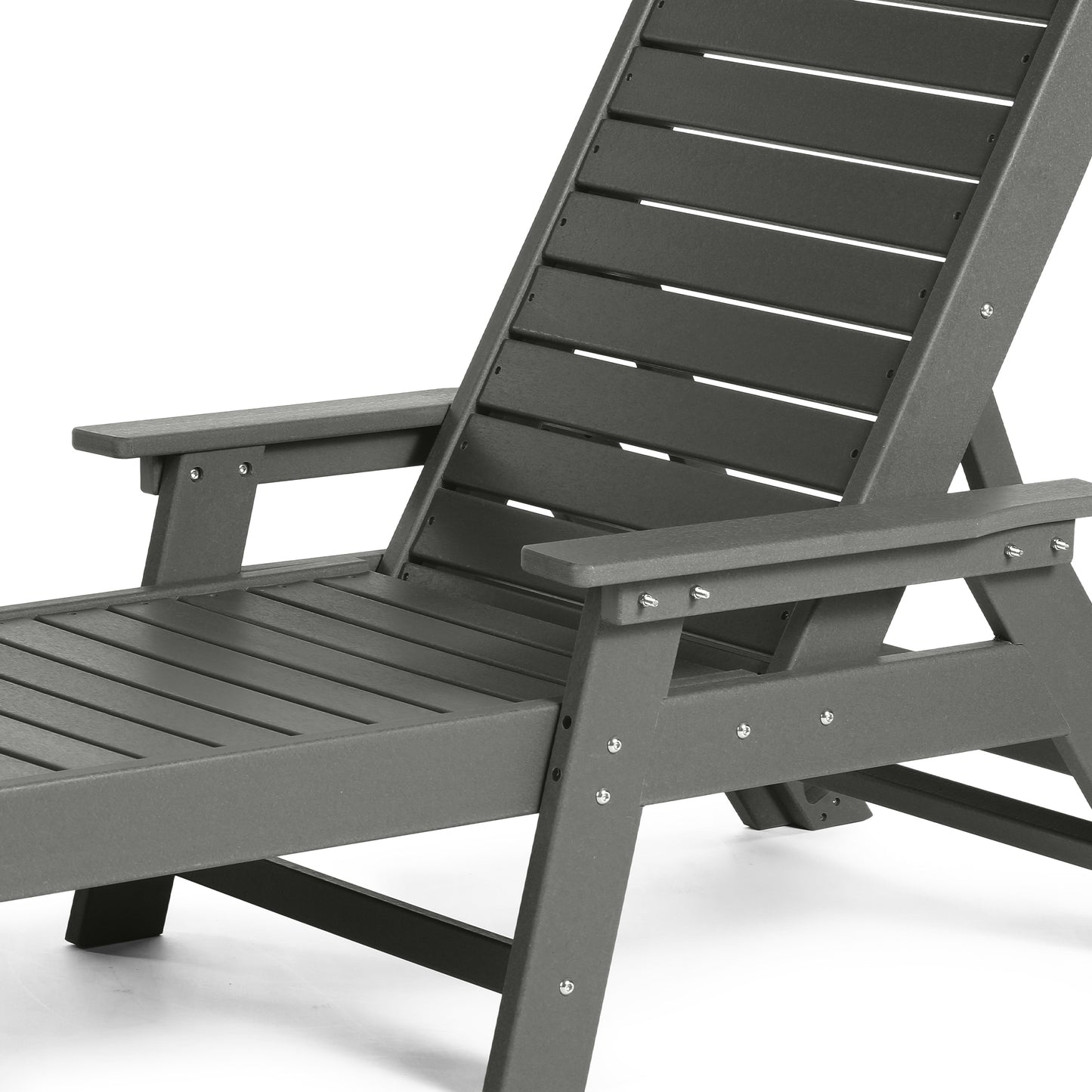 Santa Monica All-Weather Outdoor Reclining Sun Lounger with Arm Rests Seahawk Designs Patio Chaise Lounges