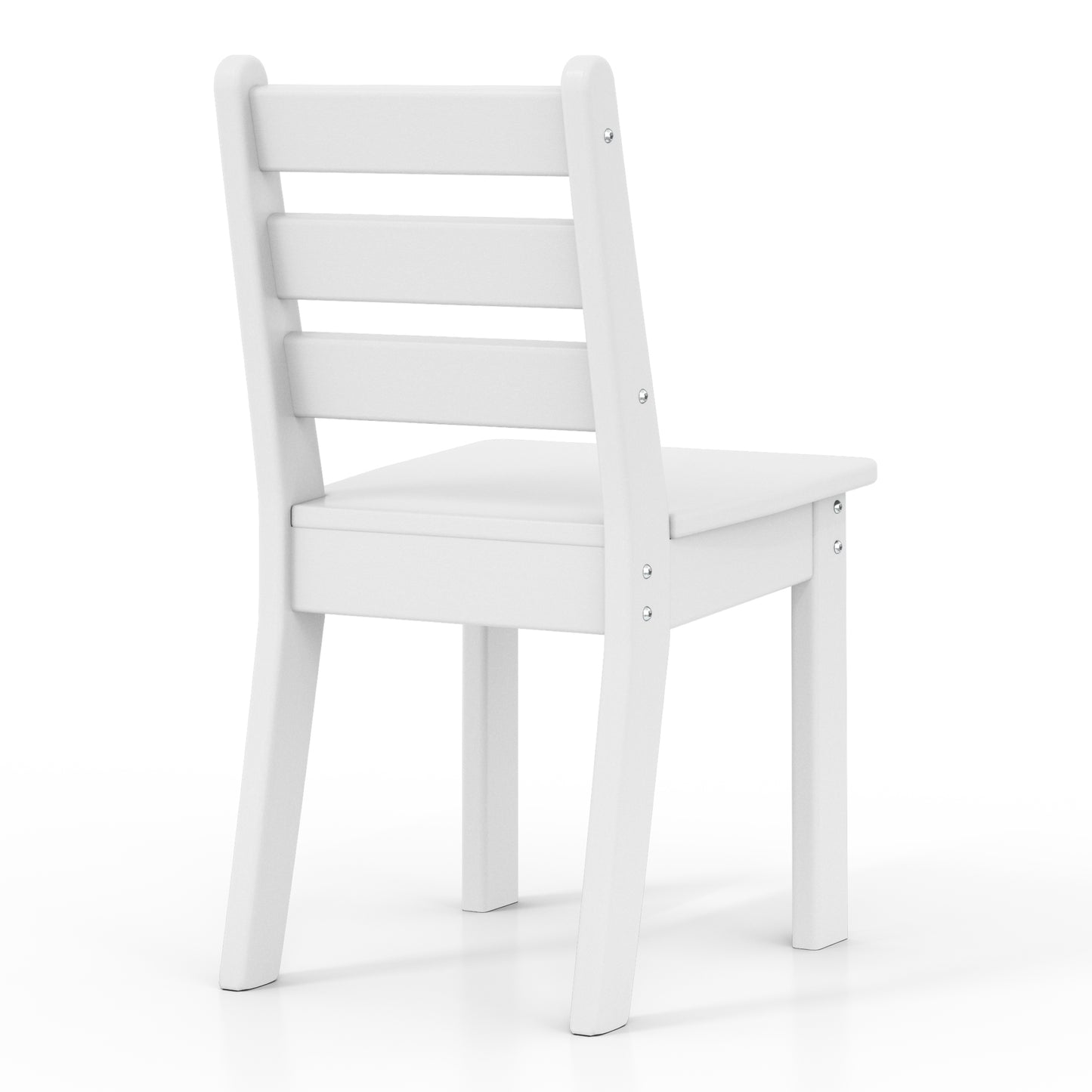 Tiny Terraces Kids' All-Weather Outdoor Dining Chair (Set of 2) Seahawk Designs Kids Patio Dining Chairs