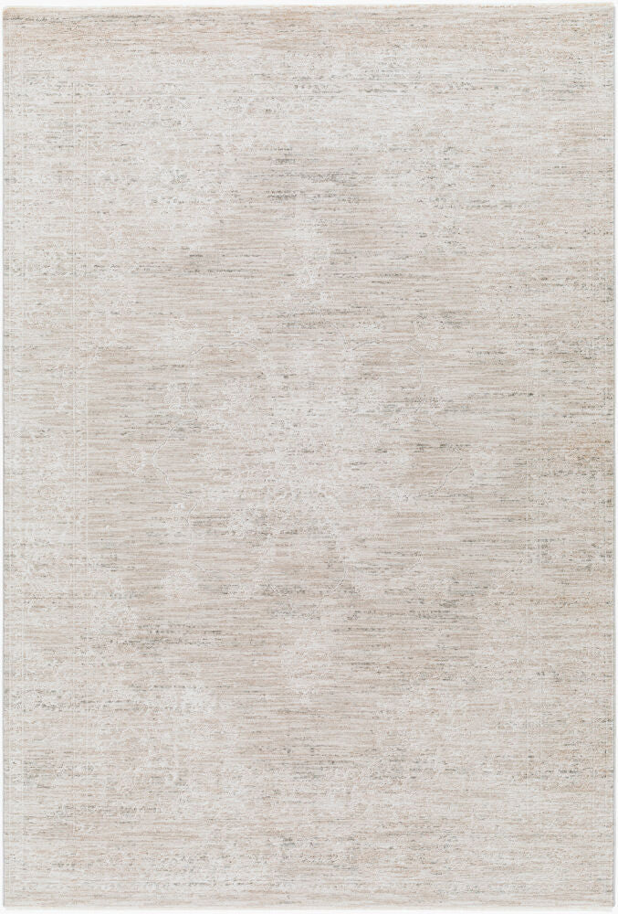 Laila Machine Woven Rug — Charcoal/Cream