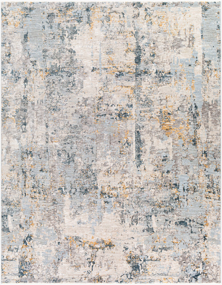 Laila Machine Woven Rug — Charcoal/Cream