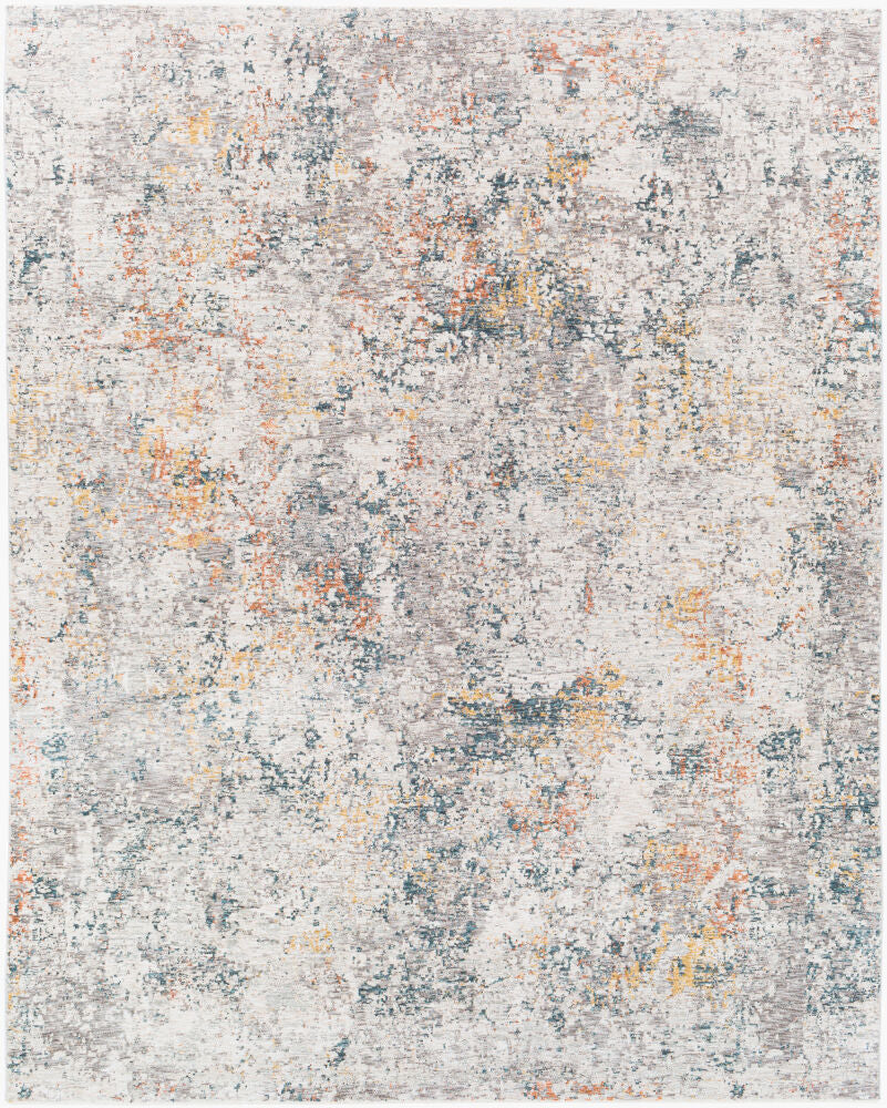 Laila Machine Woven Rug — Charcoal/Cream