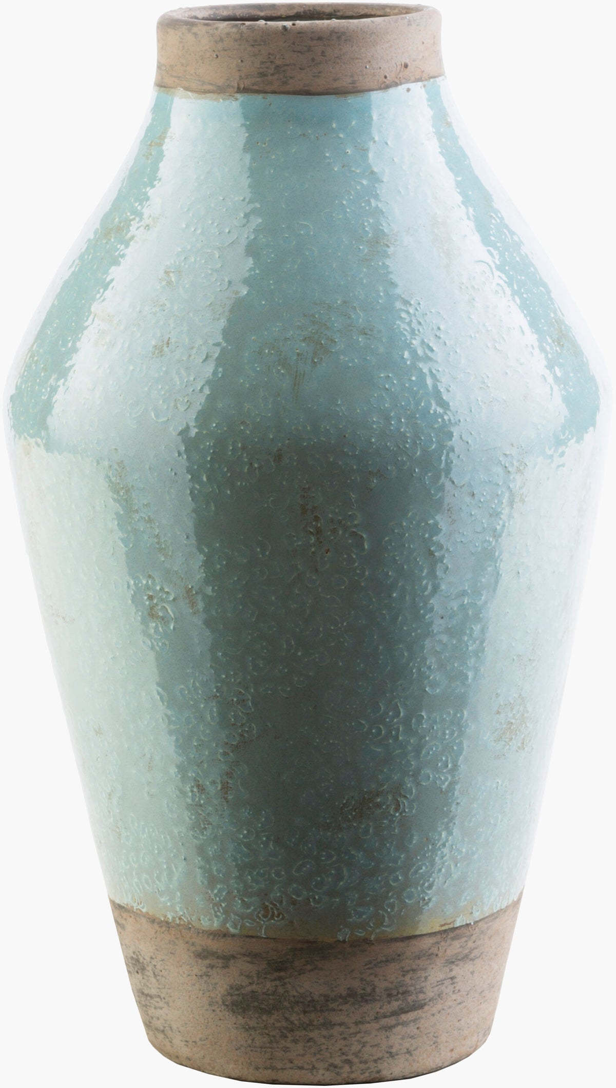 Leclair Vase — Dark Brown/Sage