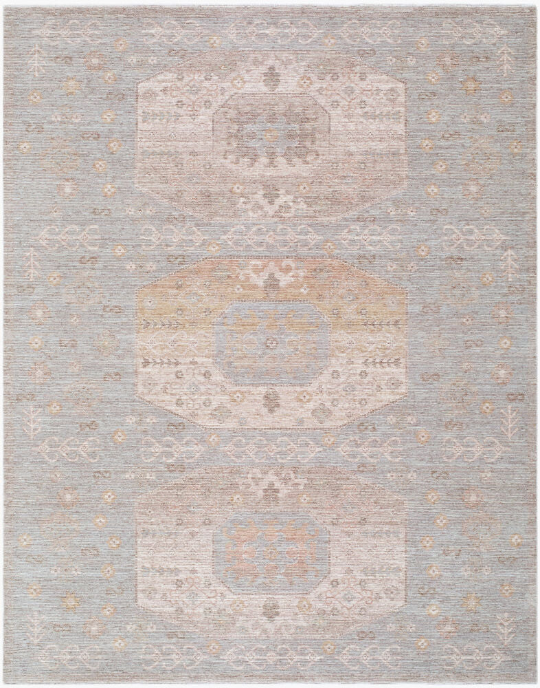 Ladik Machine Woven Rug — Brown/Ivory