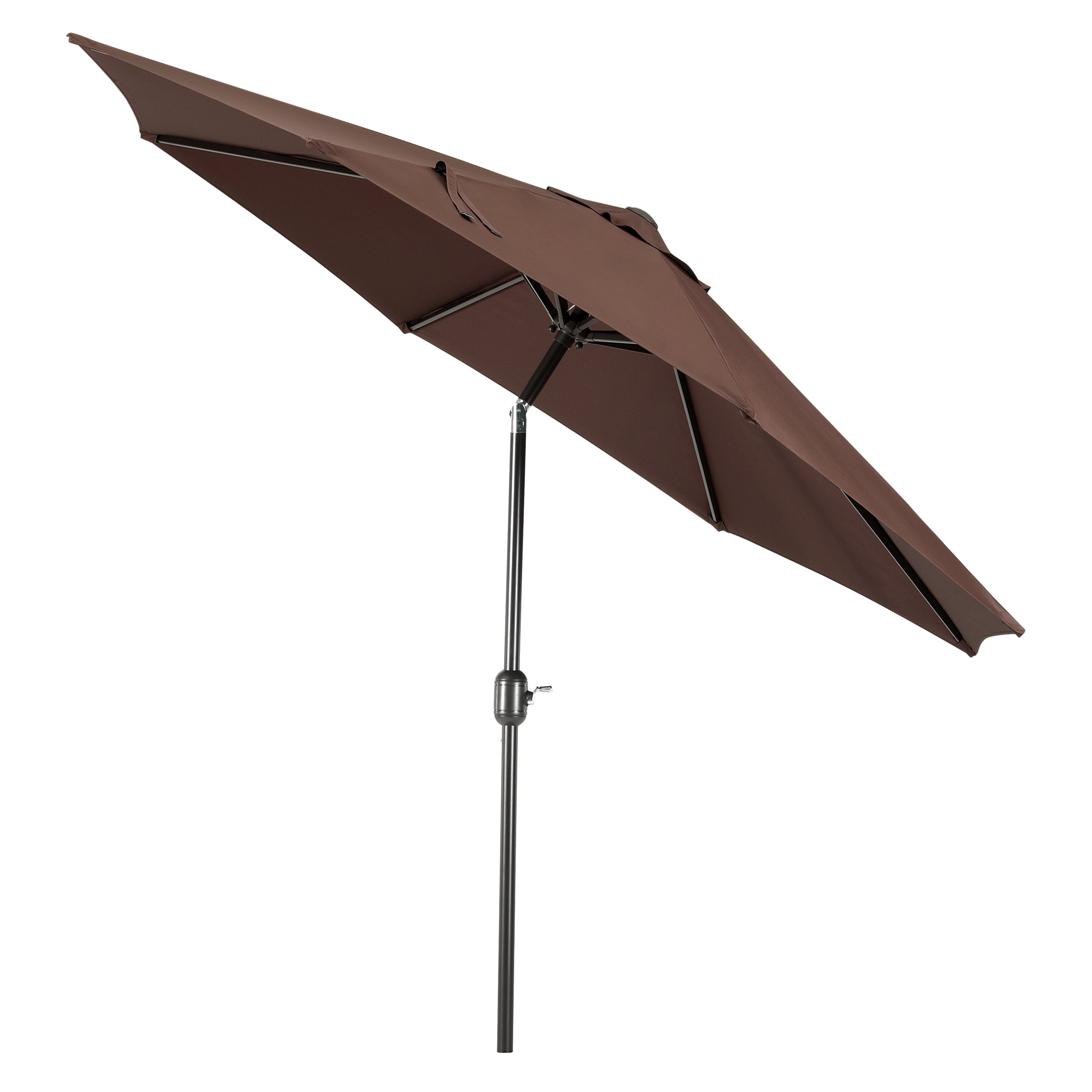 Kona 9 ft. Umbrella with Tilt and Crank Coffee Seahawk Designs Patio Umbrellas