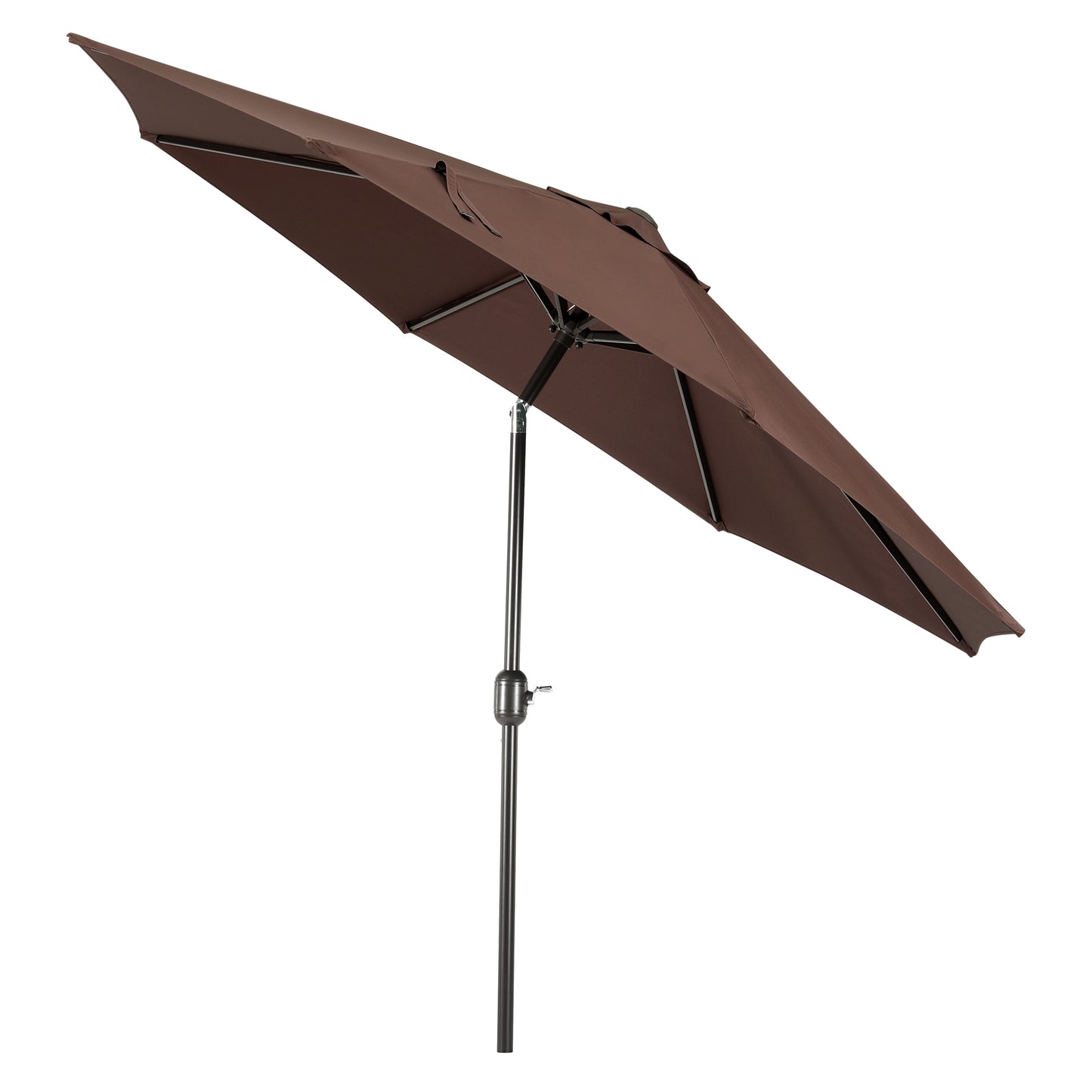 Kona 9 ft. Umbrella with Tilt and Crank Coffee Seahawk Designs Patio Umbrellas