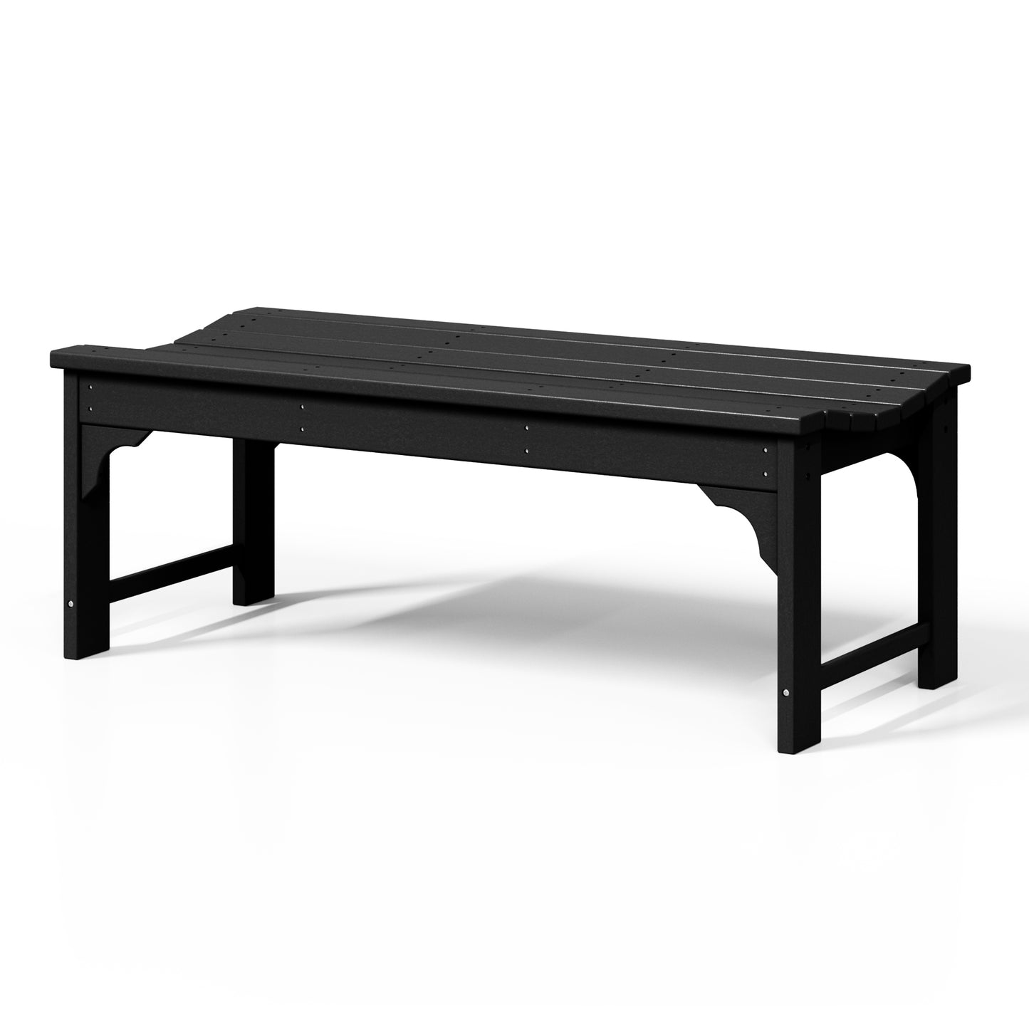 Concord All-Weather Outdoor Garden Backless Bench (46" Wide) Seahawk Designs Patio Benches