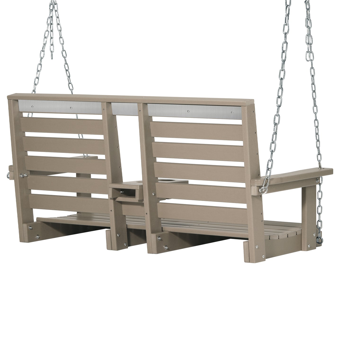 Charleston 54" Porch Swing with Folding Cup Holder Seahawk Designs Porch Swings