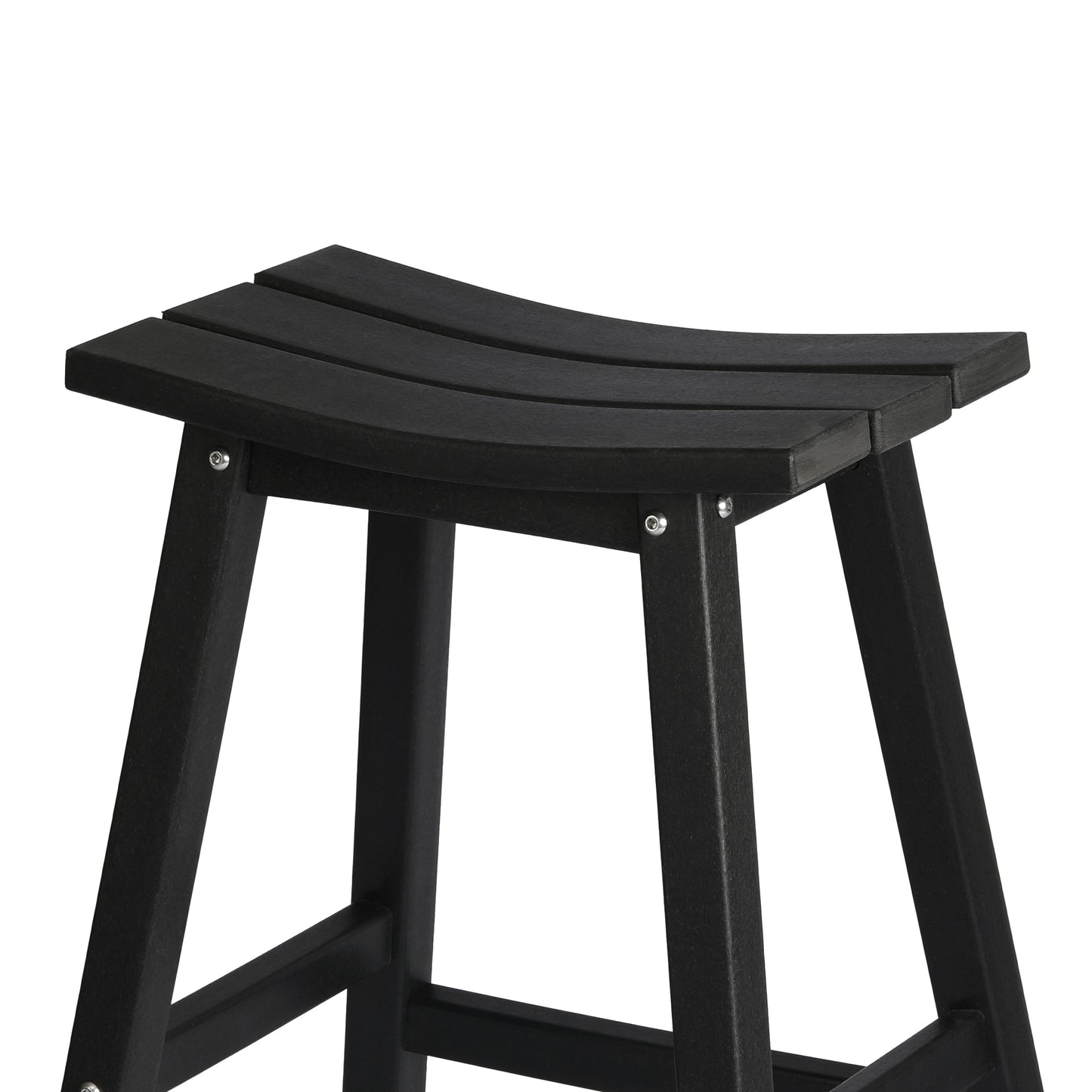 Stockholm All-Weather Outdoor Saddle Bar Stool (29" Height) Seahawk Designs Patio Bar & Counter Stools