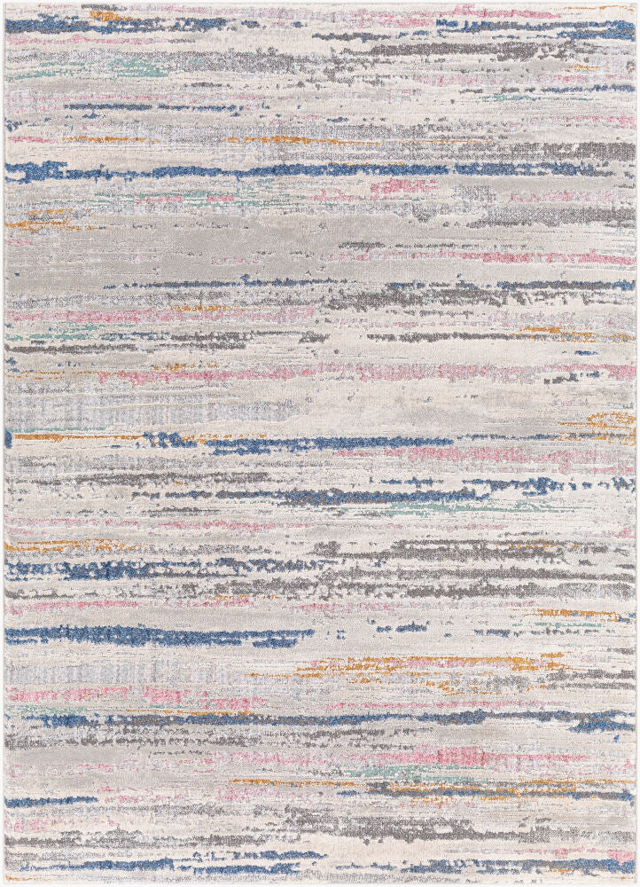 Lagos Machine Woven Rug — Blue/Charcoal
