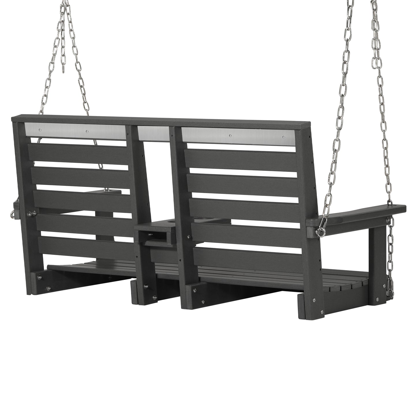 Charleston 54" Porch Swing with Folding Cup Holder Seahawk Designs Porch Swings