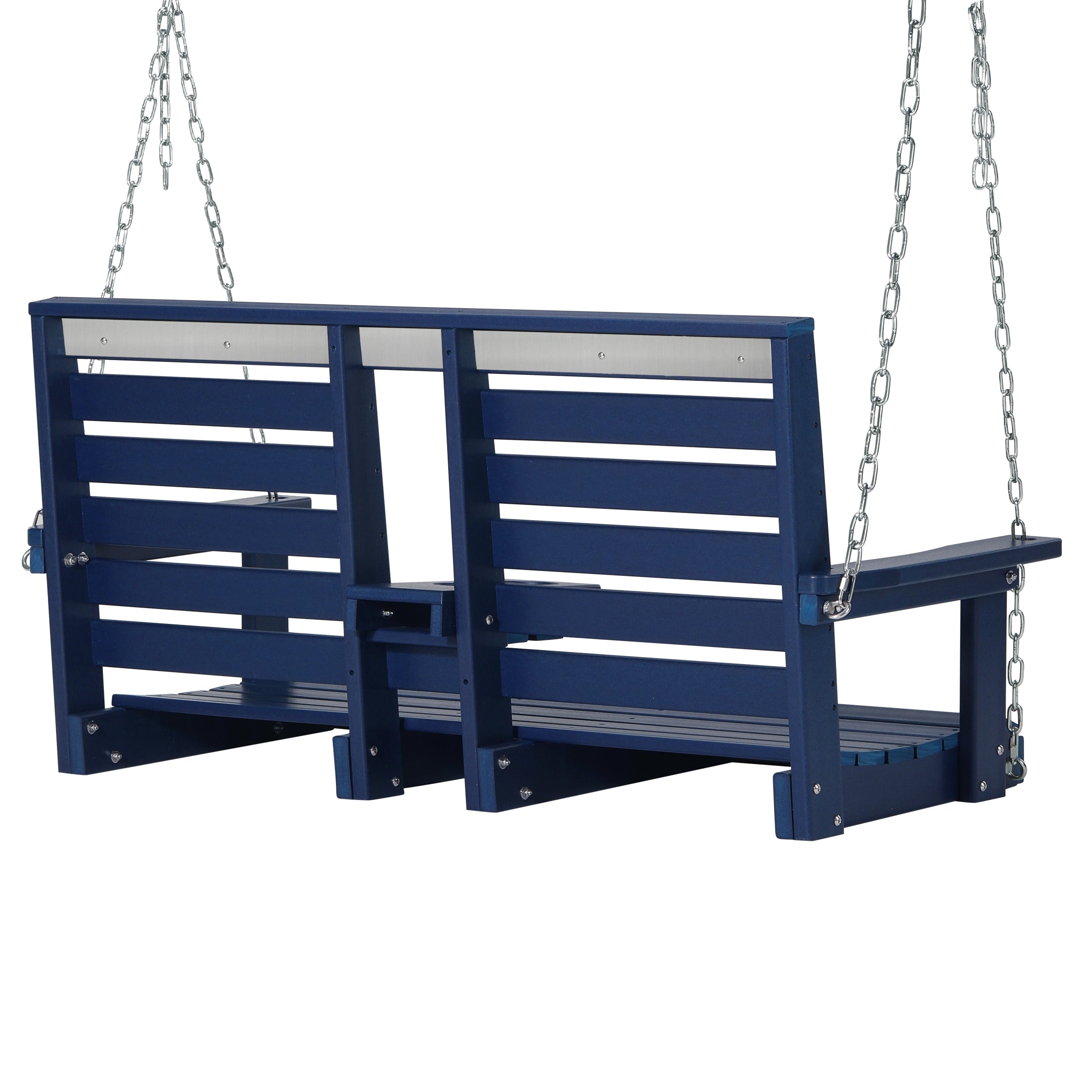 Charleston 54" Porch Swing with Folding Cup Holder Seahawk Designs Porch Swings