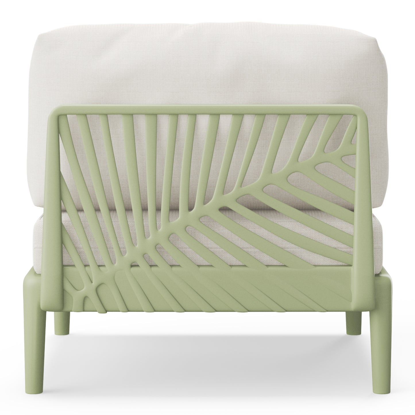 Polyform Deep Seating Armless Chair with Cushions Seahawk Designs Patio Chairs