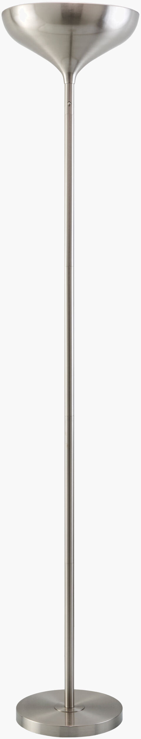 Luhu Accent Floor Lamp — Metallic - Nickel