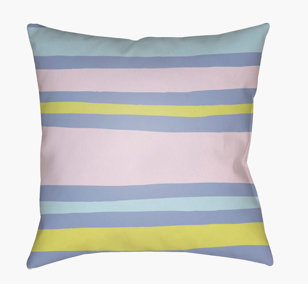 Littles Accent Pillow — Light Blue/Light Green