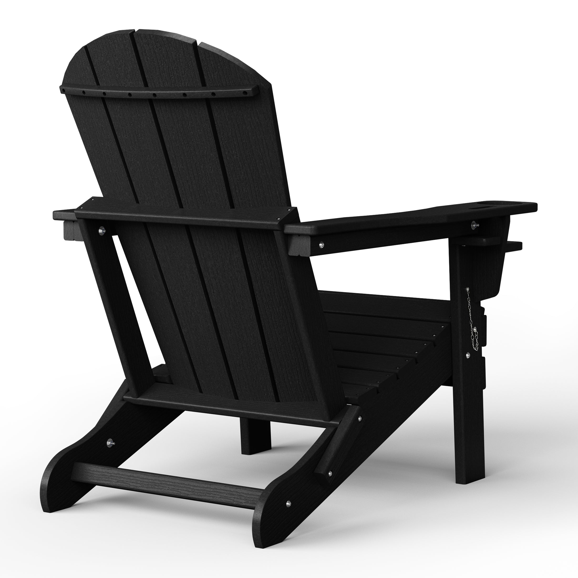 Chatham All-Weather Outdoor Folding Adirondack Chair with Cup Holder Seahawk Designs Adirondack Chairs