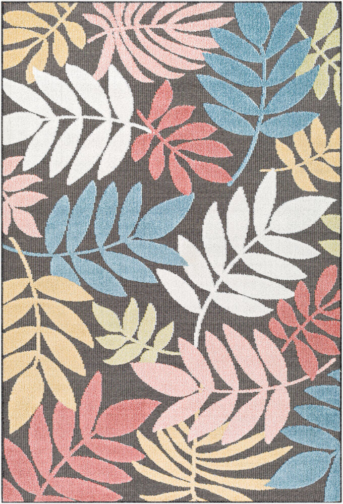 Lakeside Machine Woven Rug — Blue/Charcoal