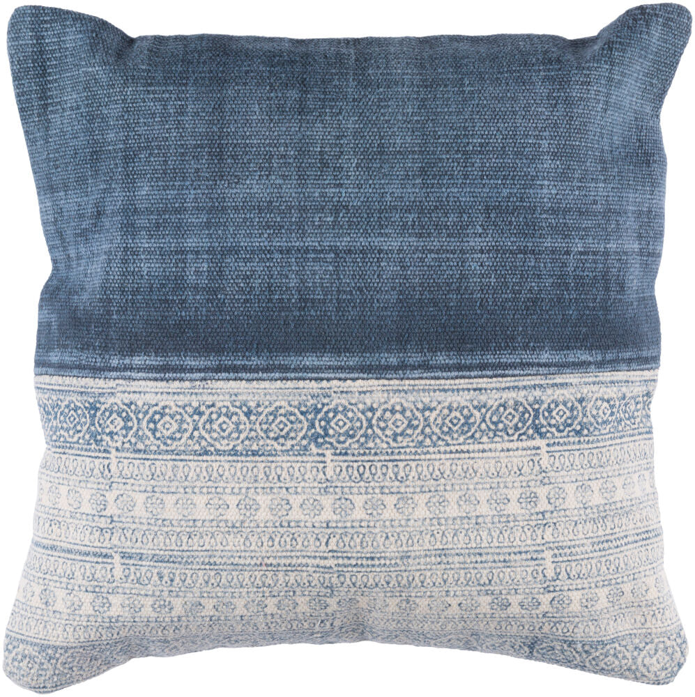 Lola Accent Pillow — Cream/Navy