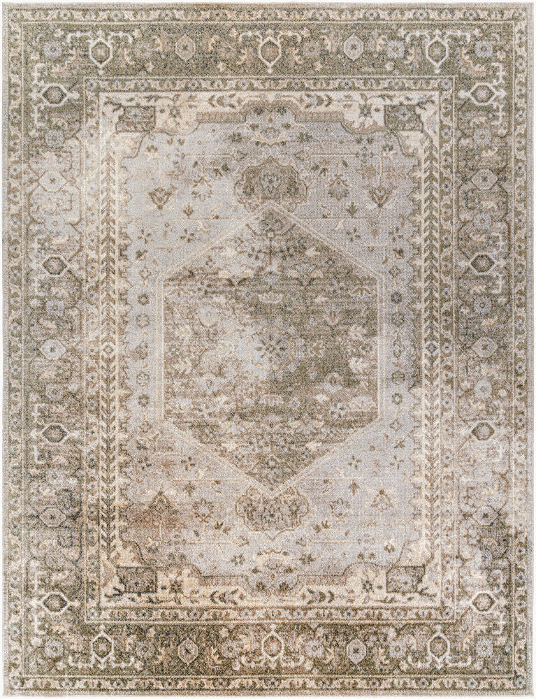 Lillian Machine Woven Rug — Black/Brown