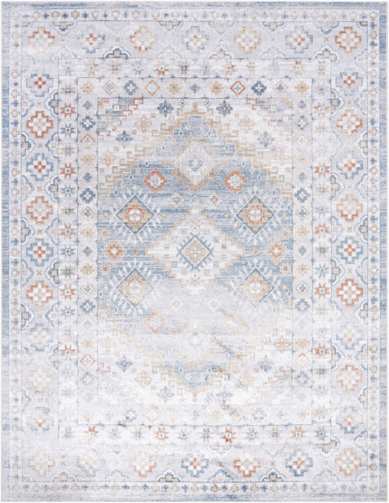 Lillian Machine Woven Rug — Brown/Charcoal