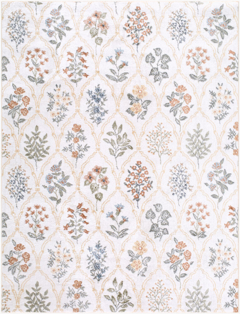 Lillian Machine Woven Rug — Black/Denim