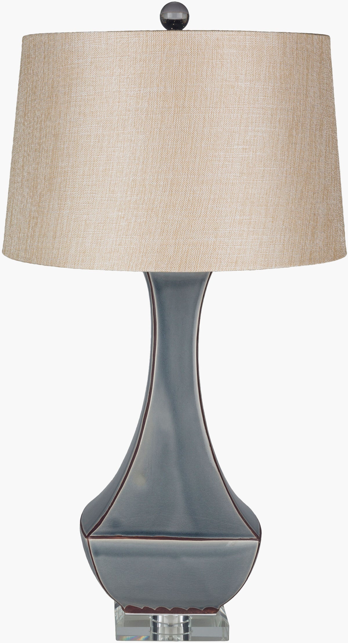 Belhaven Accent Table Lamp — Medium Gray