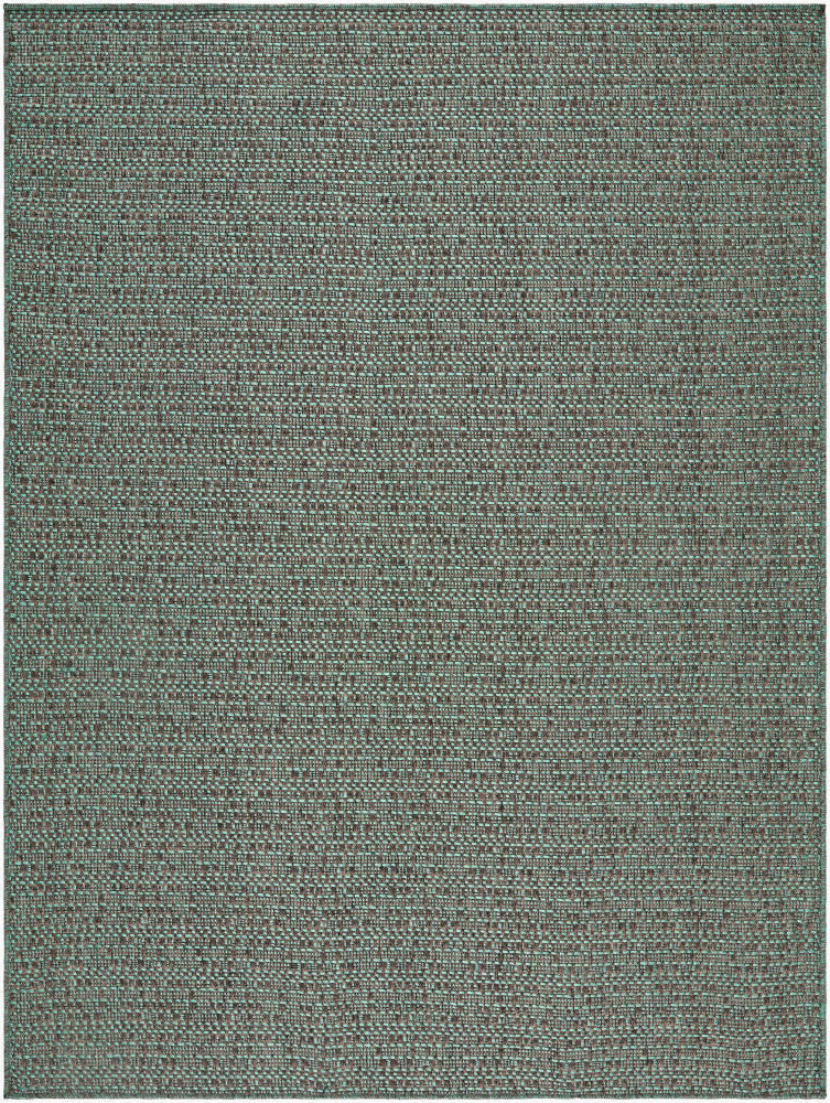 Lumina Machine Woven Rug — Dark Brown/Green