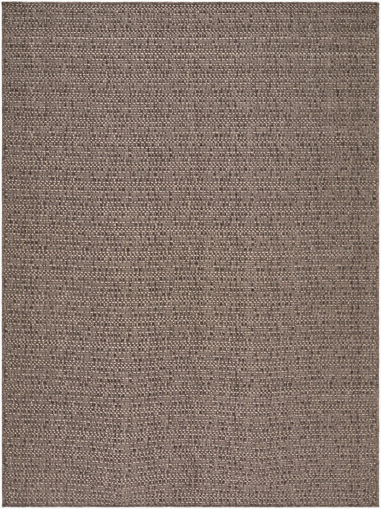 Lumina Machine Woven Rug — Dark Brown/Medium Brown