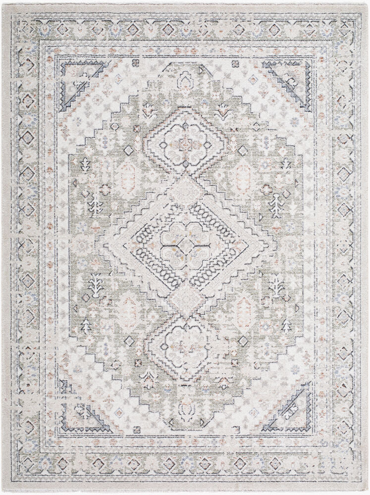 Lausanne Machine Woven Rug — Black/Blue