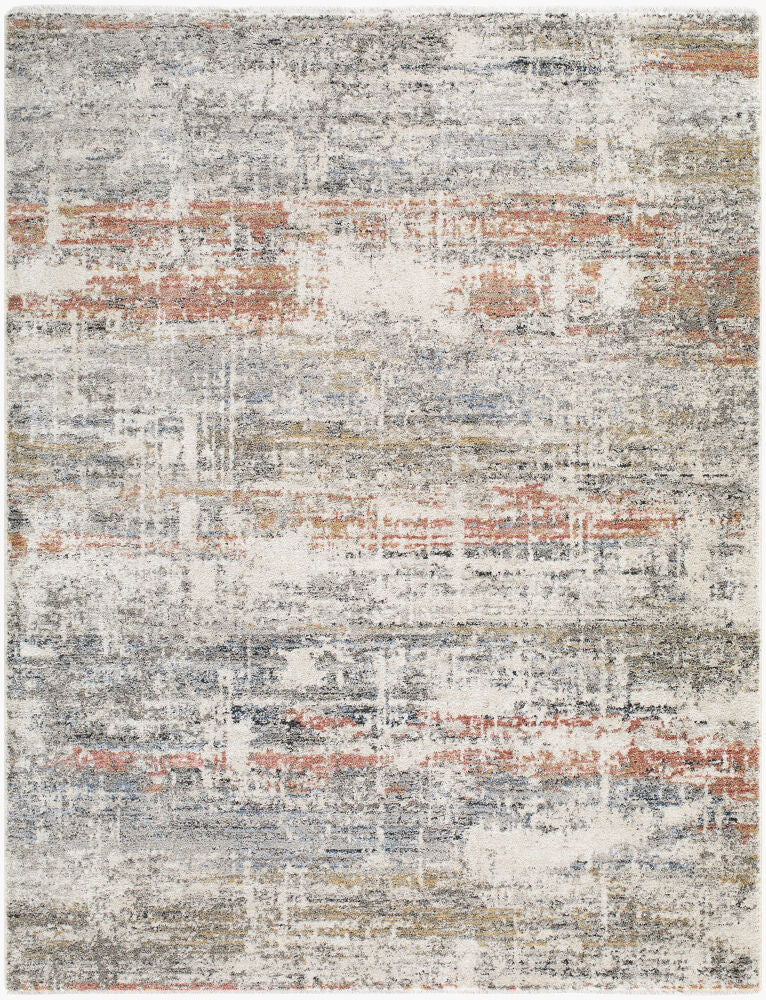Lausanne Machine Woven Rug — Black/Blue