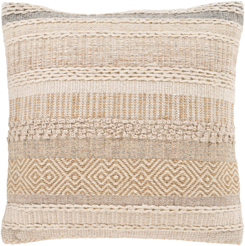 Lorens Accent Pillow — Beige/Ivory