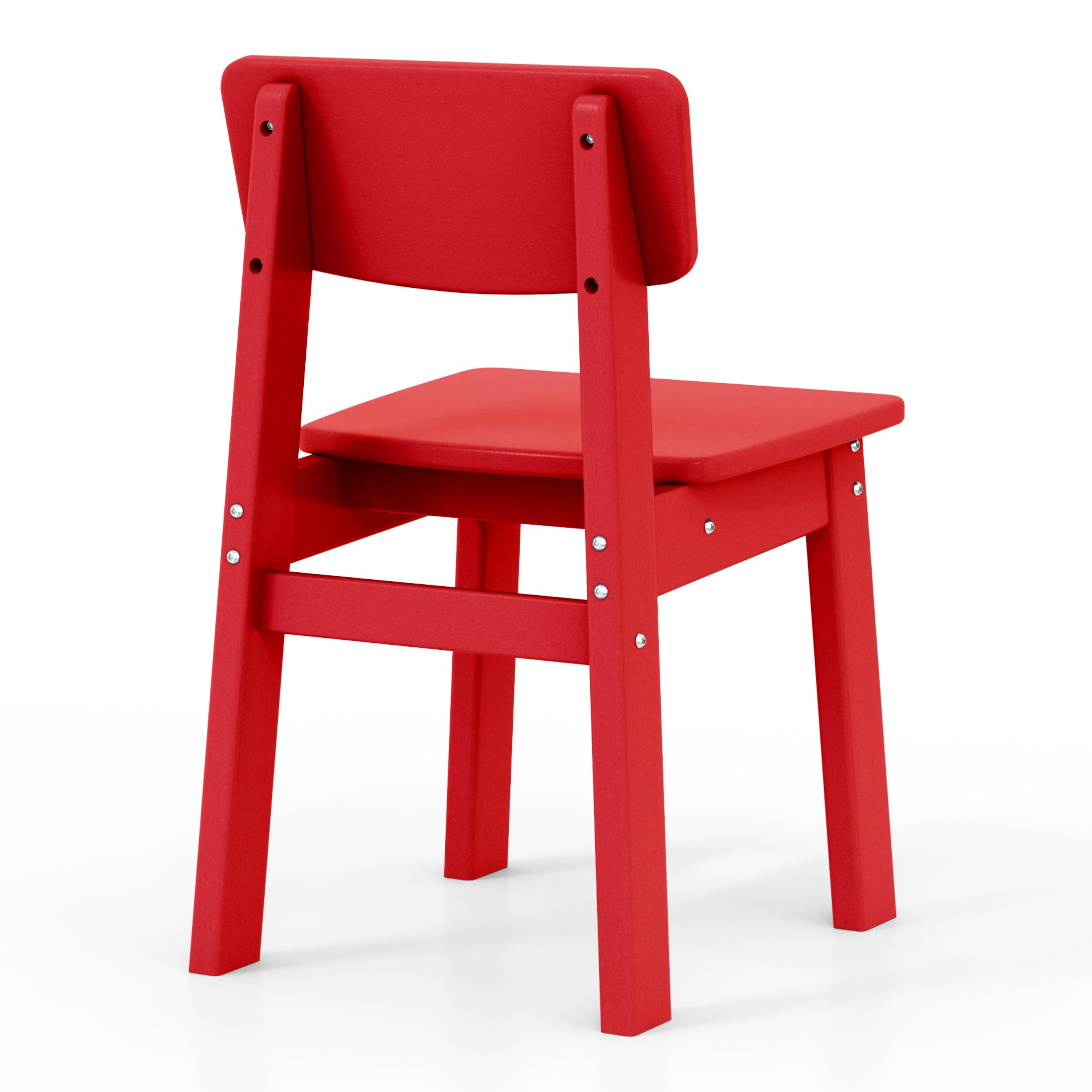 Tiny Terraces Essentials Kids' All-Weather Outdoor Dining Chair (Set of 2) Seahawk Designs Kids Patio Dining Chairs