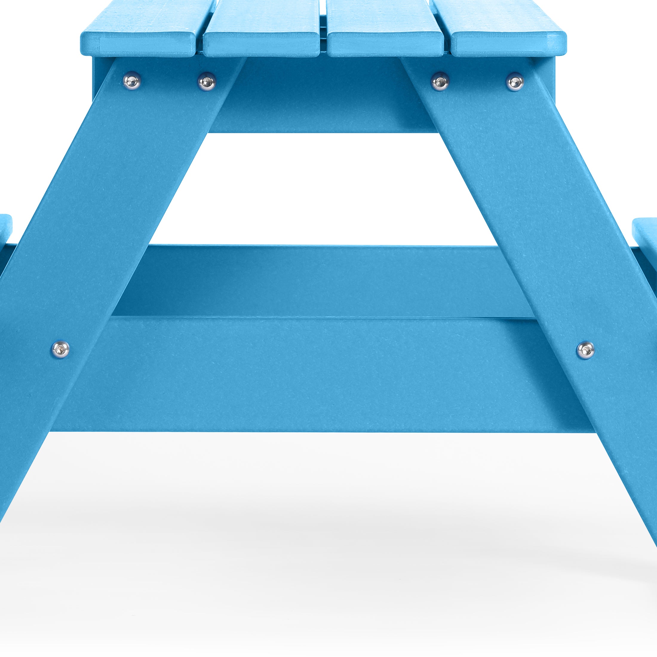 Tiny Terraces Kids' All-Weather Outdoor Picnic Table Seahawk Designs Kids Picnic Tables