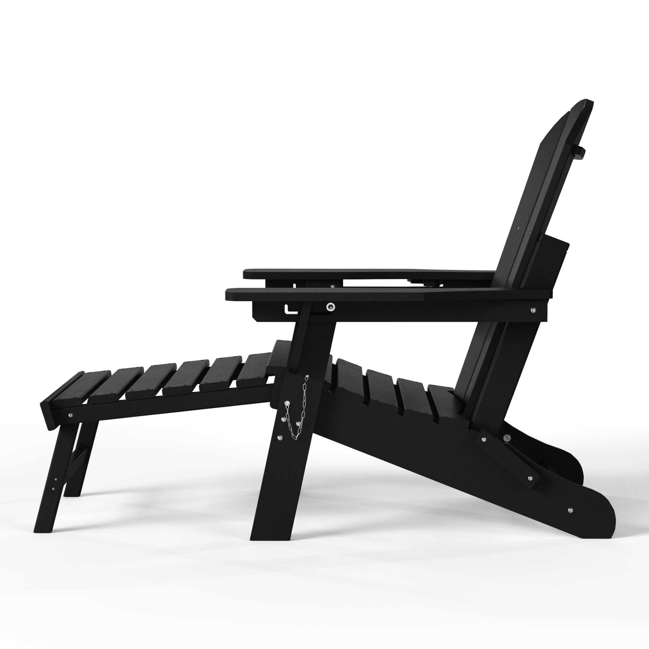 Chatham Folding Adjustable Adirondack Chair with Cup Holder and Hideaway Ottoman Seahawk Designs Adirondack Chairs