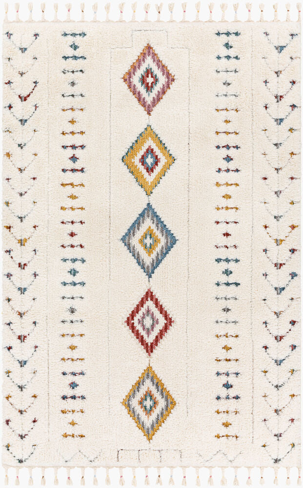 Lofty Machine Woven Rug — Black/Blue