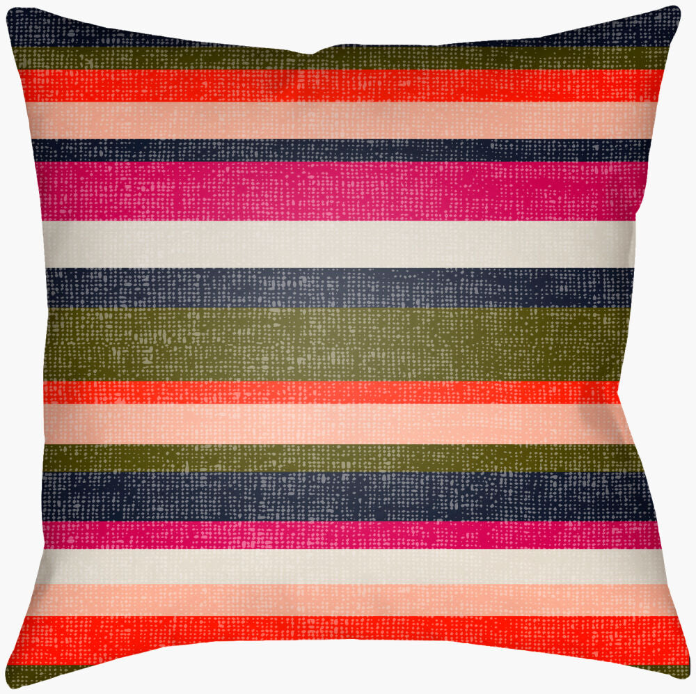 Lolita Accent Pillow — Beige/Deep Teal