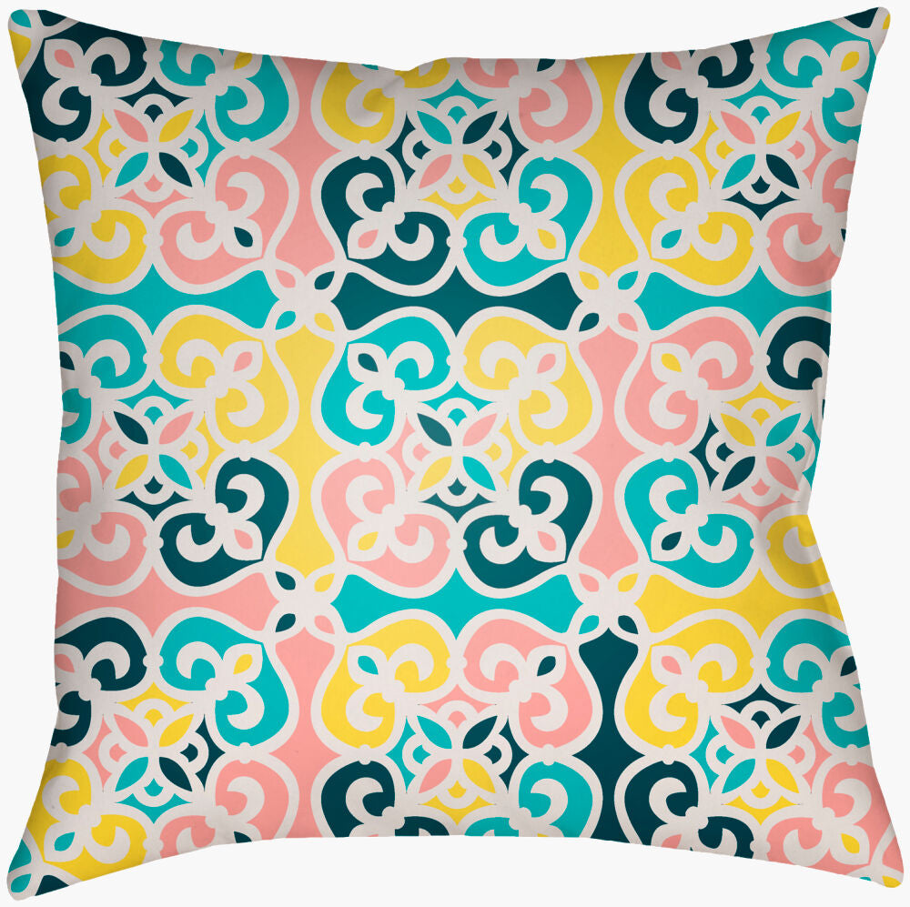 Lolita Accent Pillow — Burgandy/Cream