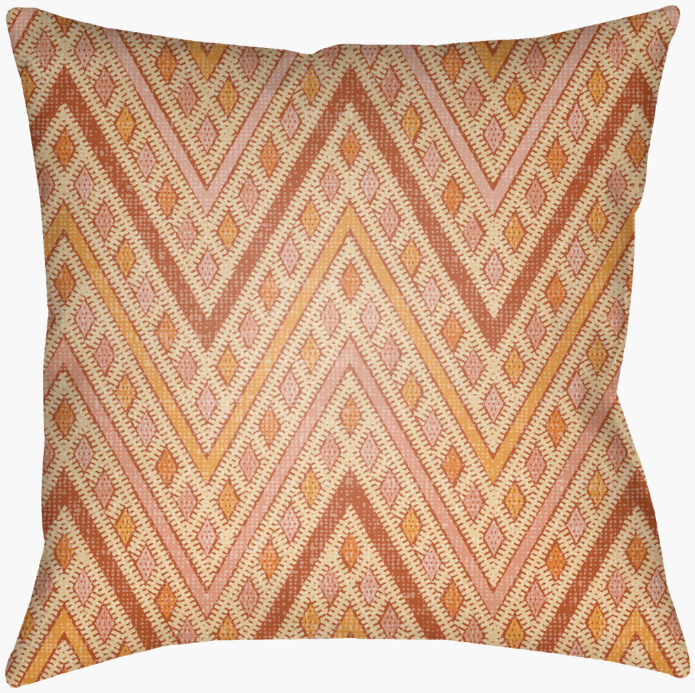 Lolita Accent Pillow — Aqua/Cream