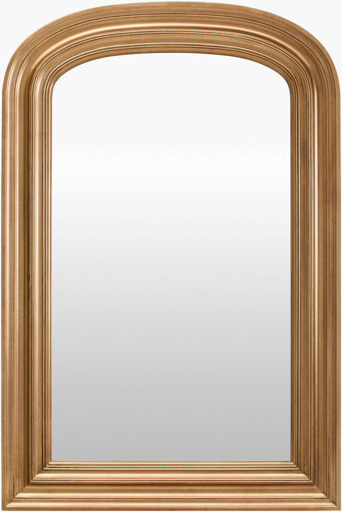 Louis Mantel Mirror — Gold