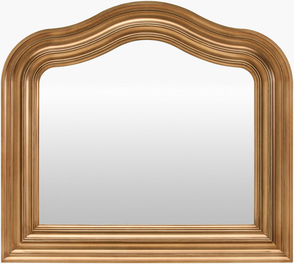 Louis Mantel Mirror — Gold
