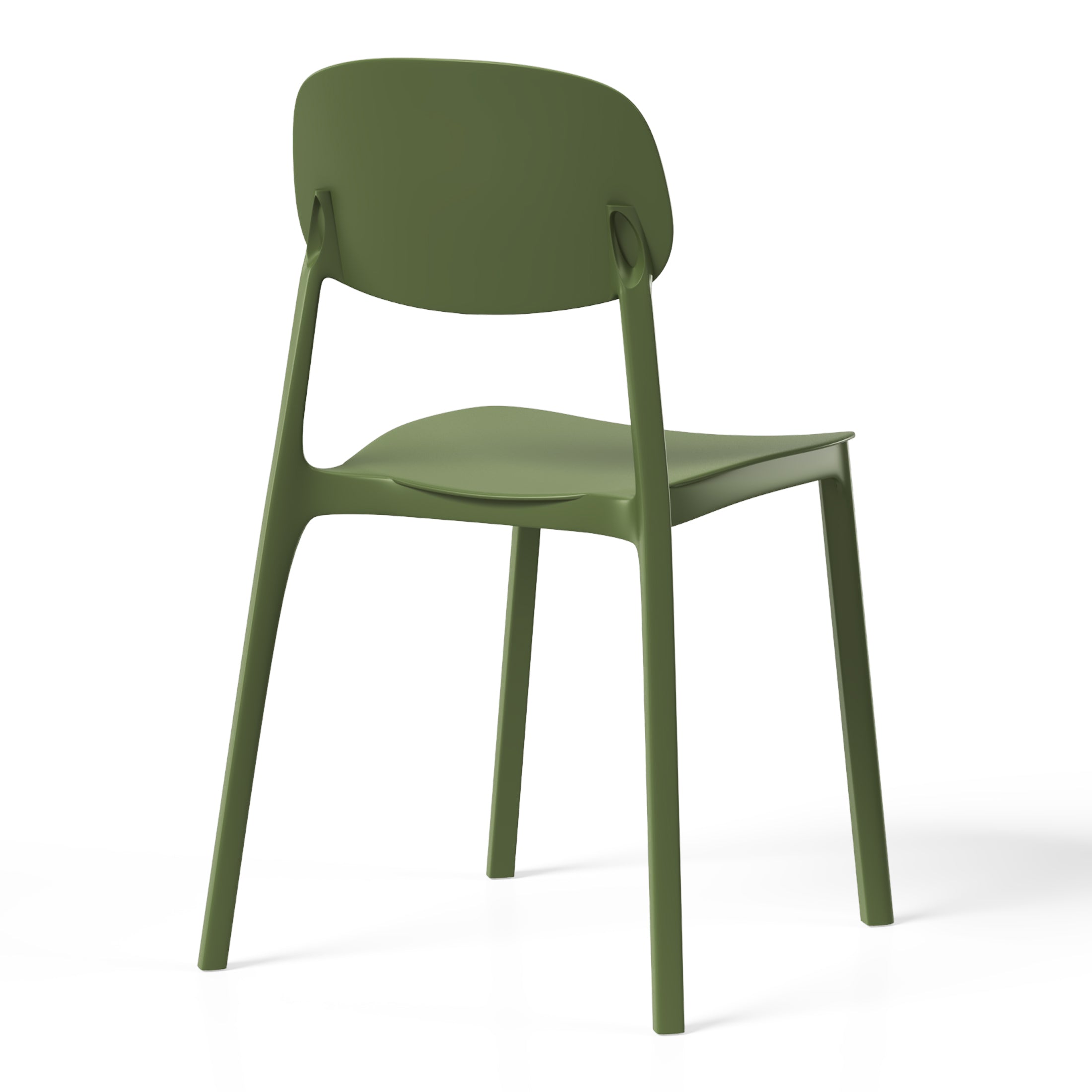 Polyform Stacking Dining Side Chair (Set of 2) Seahawk Designs Patio Dining Chairs