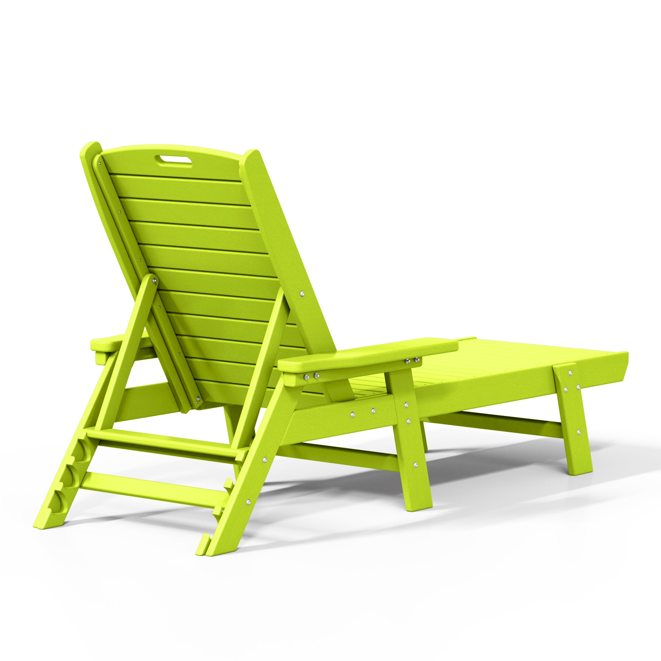 Santa Monica All-Weather Outdoor Reclining Sun Lounger with Arm Rests Seahawk Designs Patio Chaise Lounges