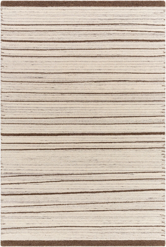 La Puna Handmade Rug — Dark Brown/Light Gray