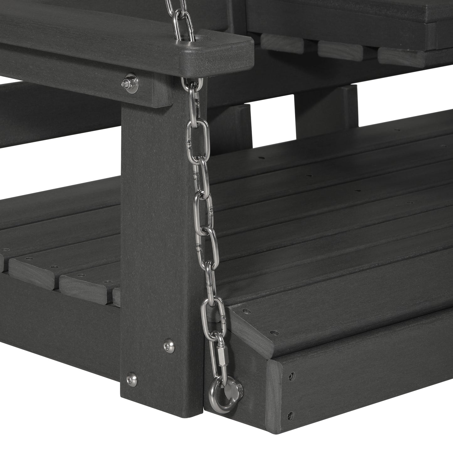 Charleston 54" Porch Swing with Folding Cup Holder Seahawk Designs Porch Swings