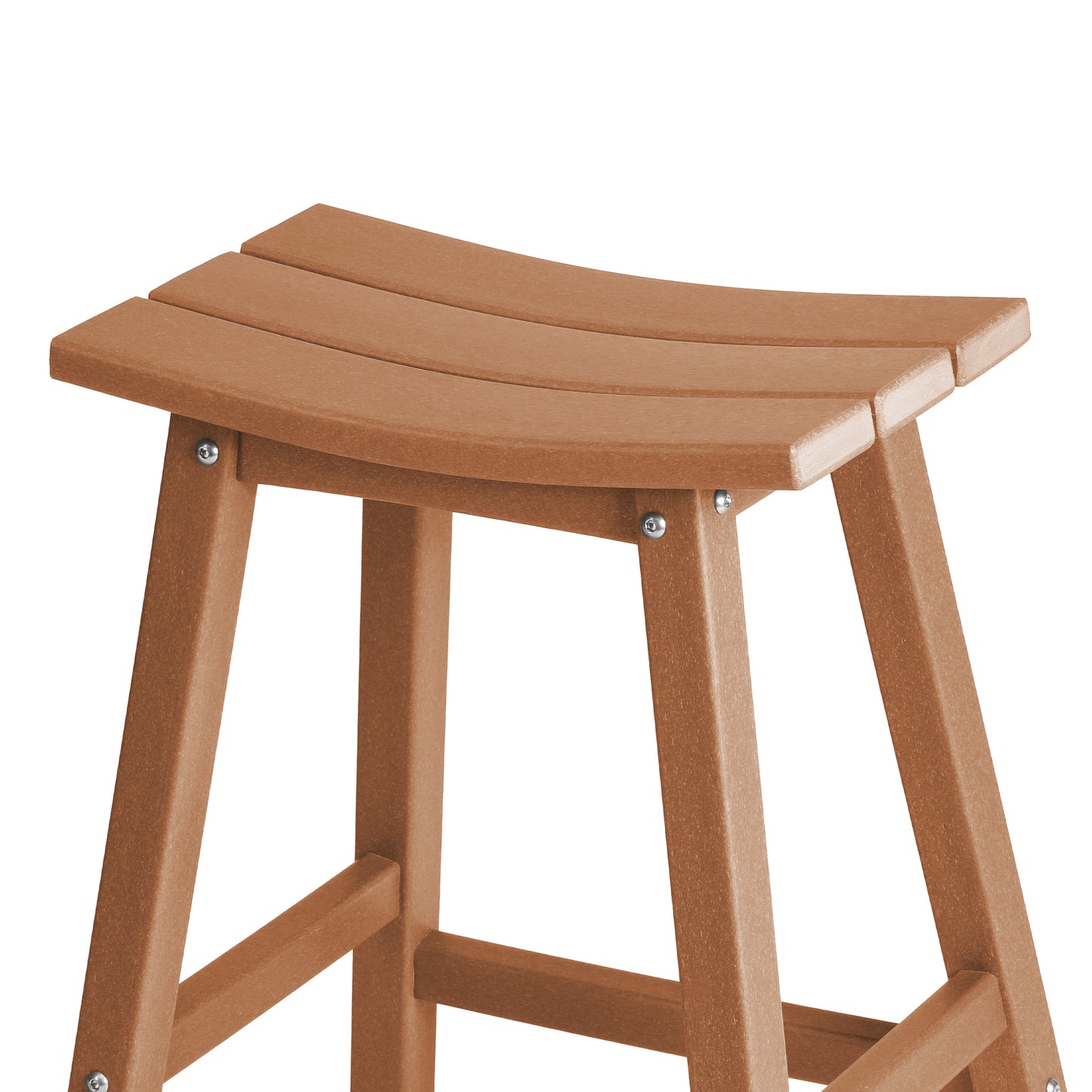 Stockholm All-Weather Outdoor Saddle Counter Stool (24" Height) Seahawk Designs Patio Bar & Counter Stools