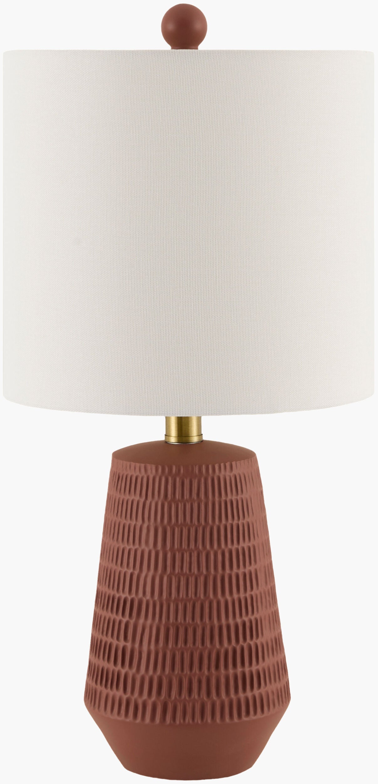 Leipzig Accent Table Lamp — Brick