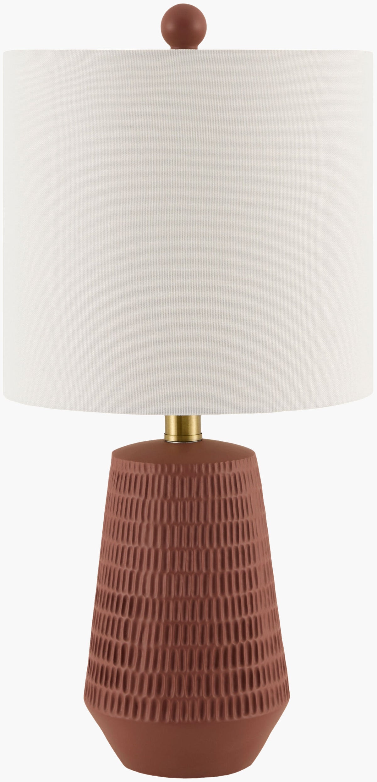 Leipzig Accent Table Lamp — Brick