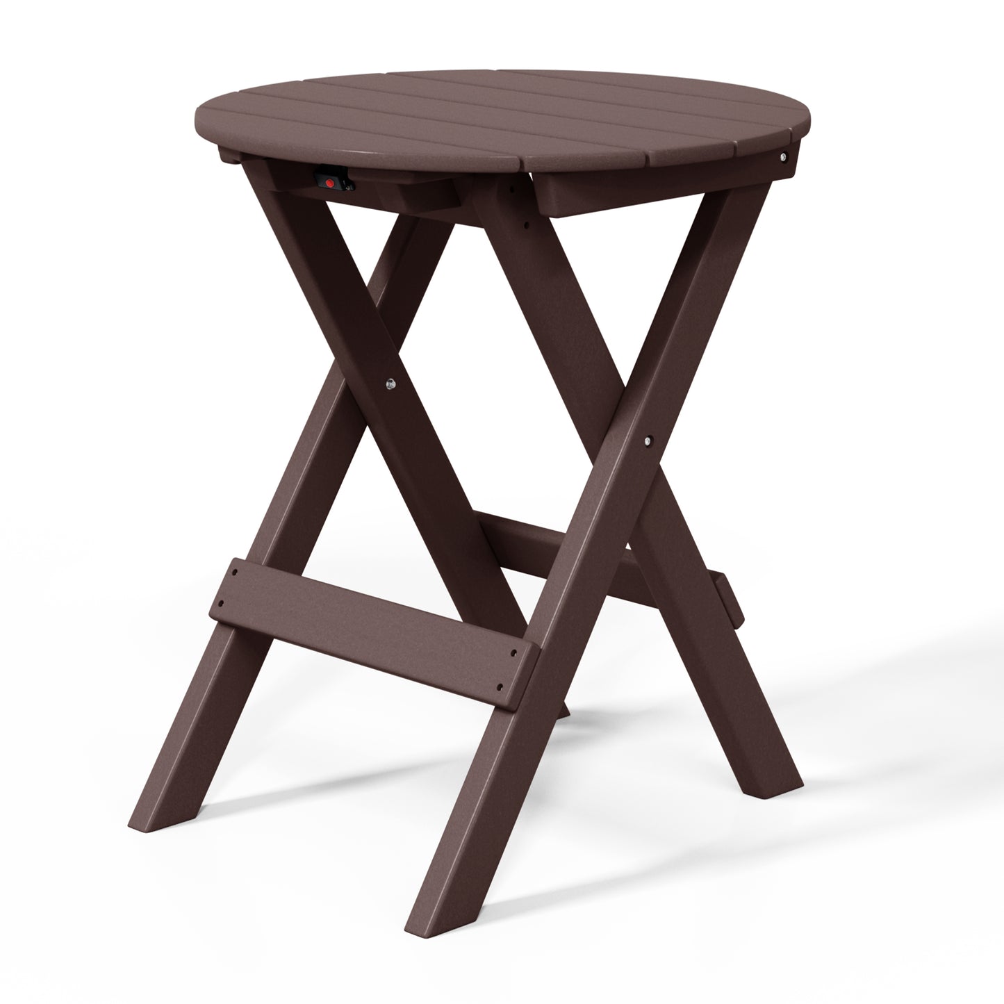 Tuscany All-Weather Outdoor Patio Round Folding Dining Table (24" Top) Seahawk Designs Patio Dining Tables