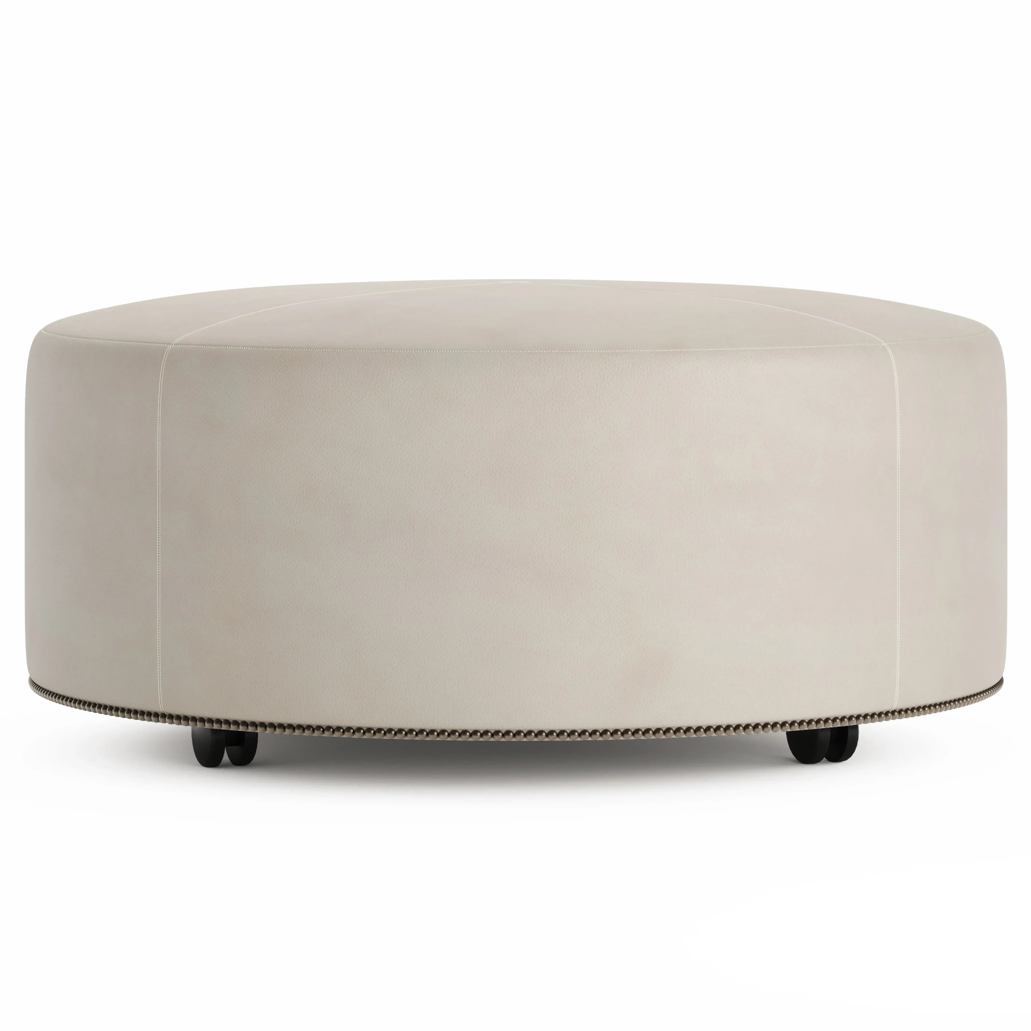 Lolo Leather Ottoman Bernhardt Living