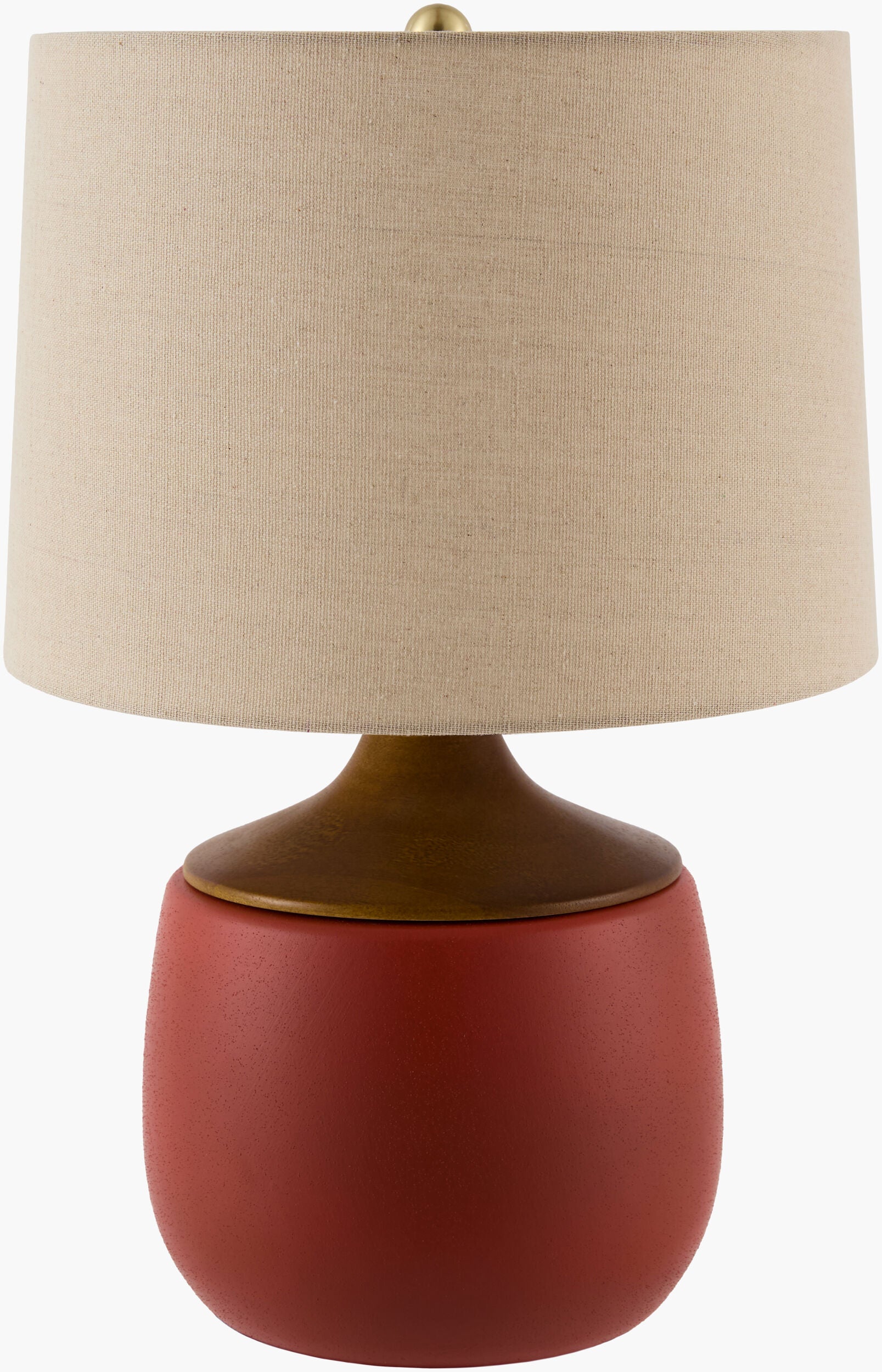 Lorin Accent Table Lamp — Red